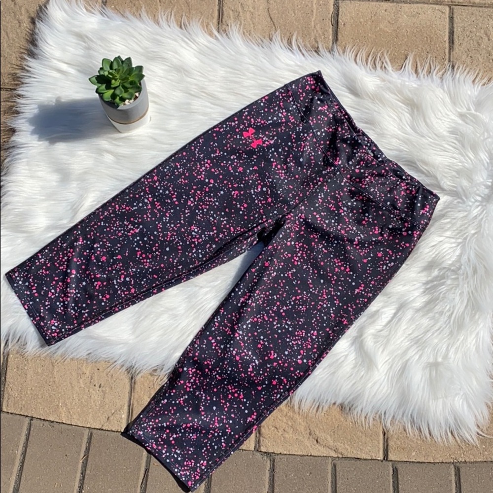 Under Armour star & polka dot fitted crop leggings